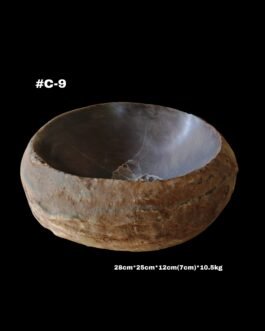 Cuenco en Piedra Fósil