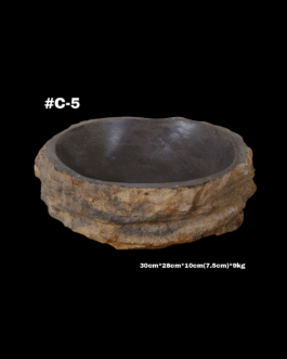 Cuenco en Piedra Fósil