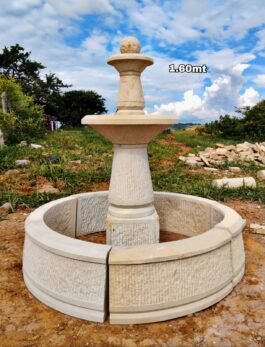 Fuente en Piedra Arenisca Colonial Blanca