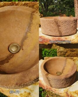 Lavamanos en Piedra Pulido Redondo, P-79