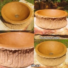 Lavamanos en Piedra Pulido Redondo P-13