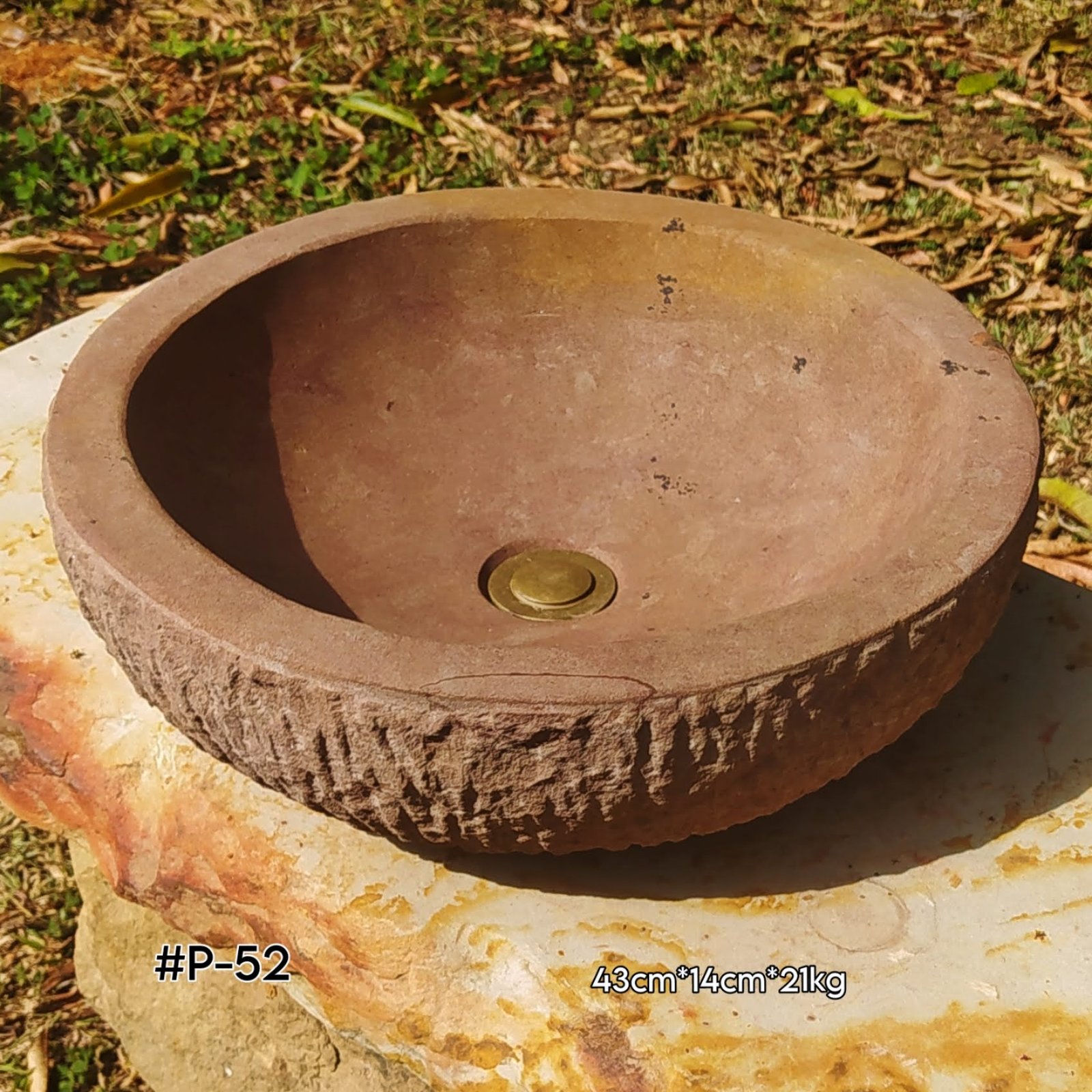 Lavamanos en piedra arenisca, Piedras Ocres