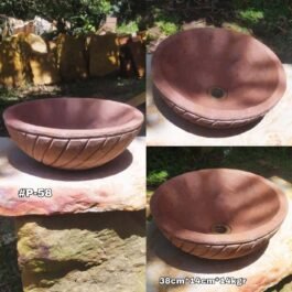 Lavamanos En Piedra Pulido Redondo #P-58