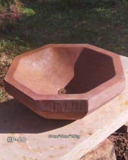 Lavamanos En Piedra Pulido Clásico Octogonal #P-60