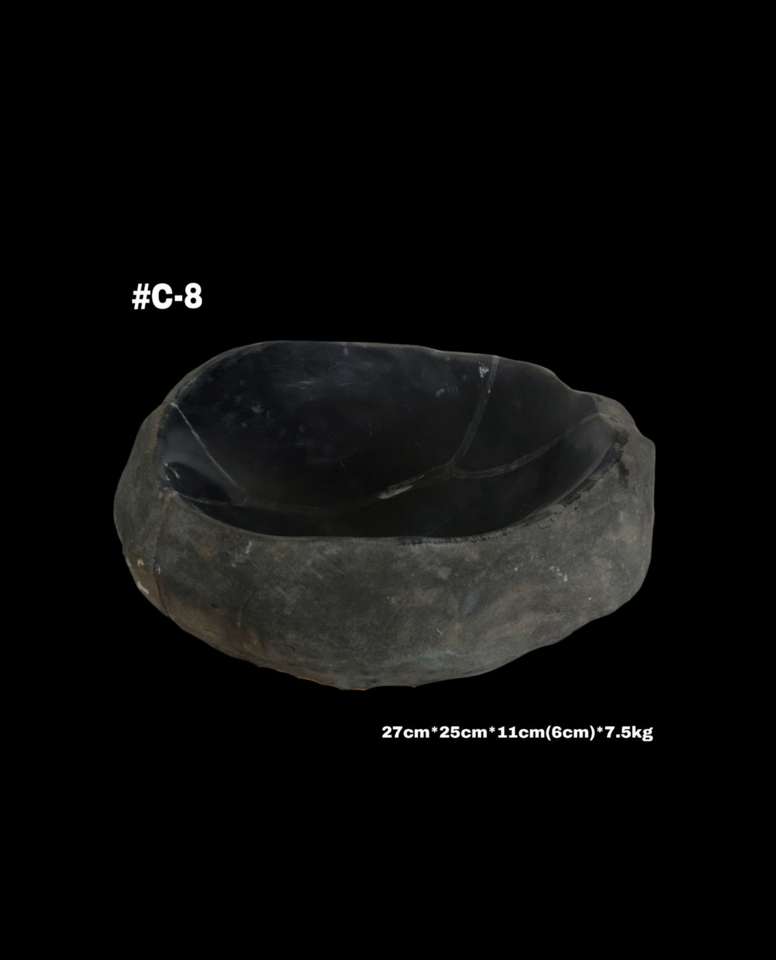 Cuenco Piedra Fósil