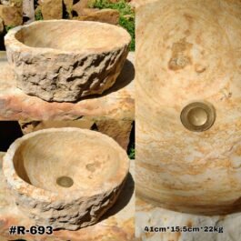 Lavamanos en Piedra Rústico de Cantera, R-693