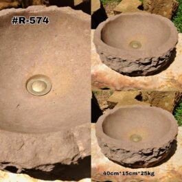 Lavamanos en Piedra Rústico de Cantera, R-574