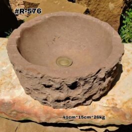 Lavamanos en Piedra Rústico de Cantera, R-576