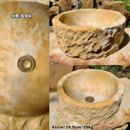 Lavamanos en Piedra Rústico de Cantera, R-694