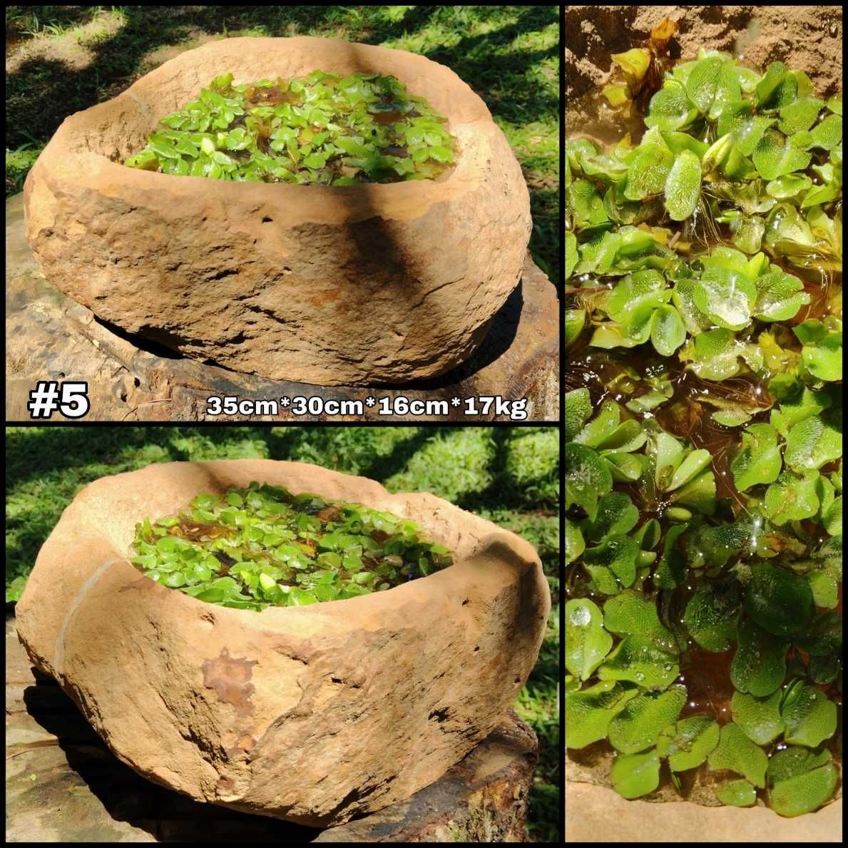 Pila rustica en piedra natural, bebedero