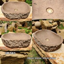 Lavamanos de Piedra Rústico de Cantera, #R-583
