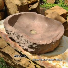 Lavamanos de Piedra Rústico de Cantera, #R-587