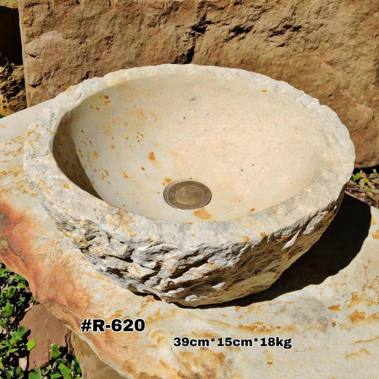 Lavamanos en piedra natural rústicos de cantera