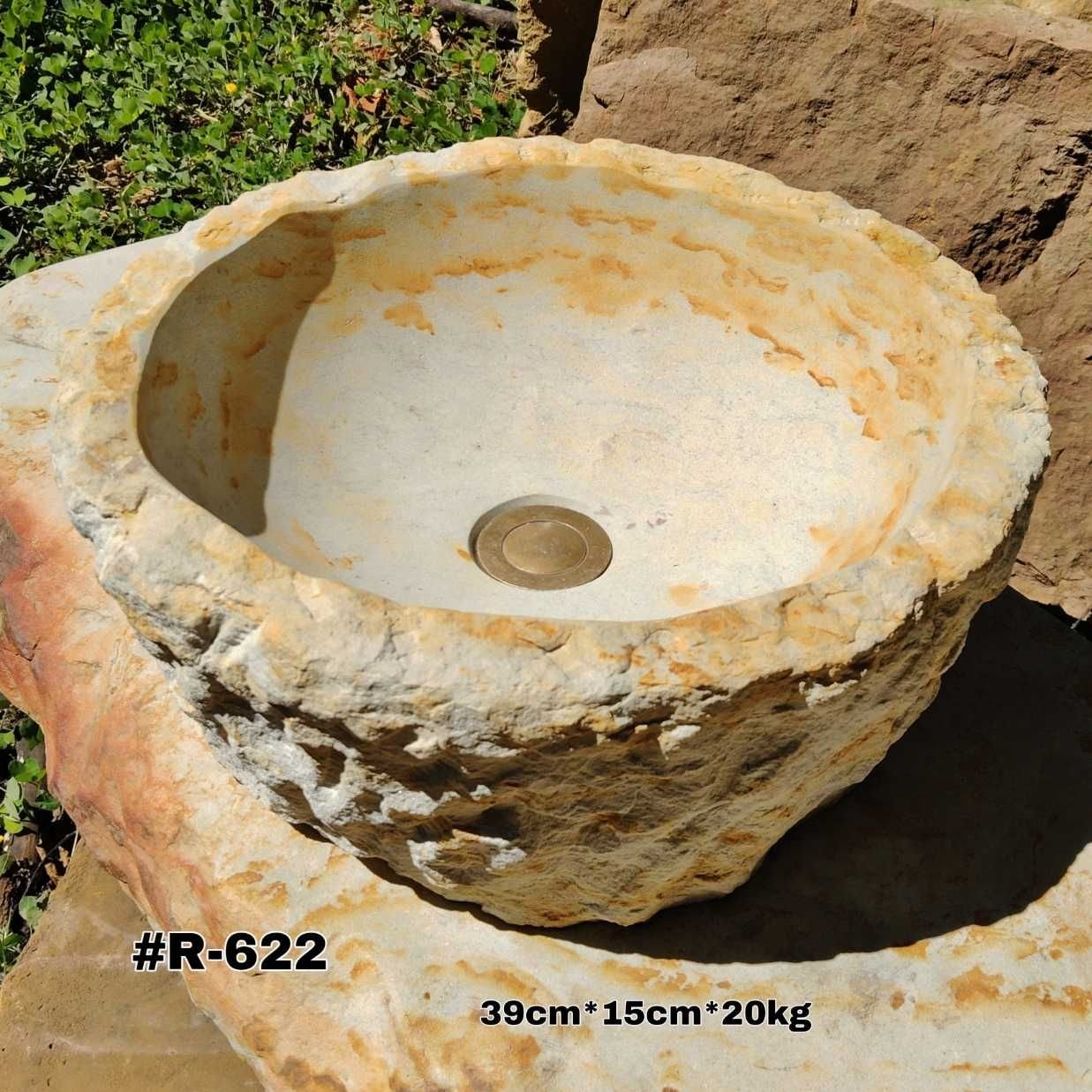 Lavamanos en piedra natural rústicos de cantera