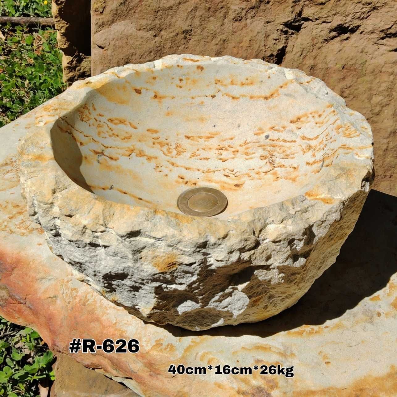 Lavamanos en piedra natural rústicos de cantera