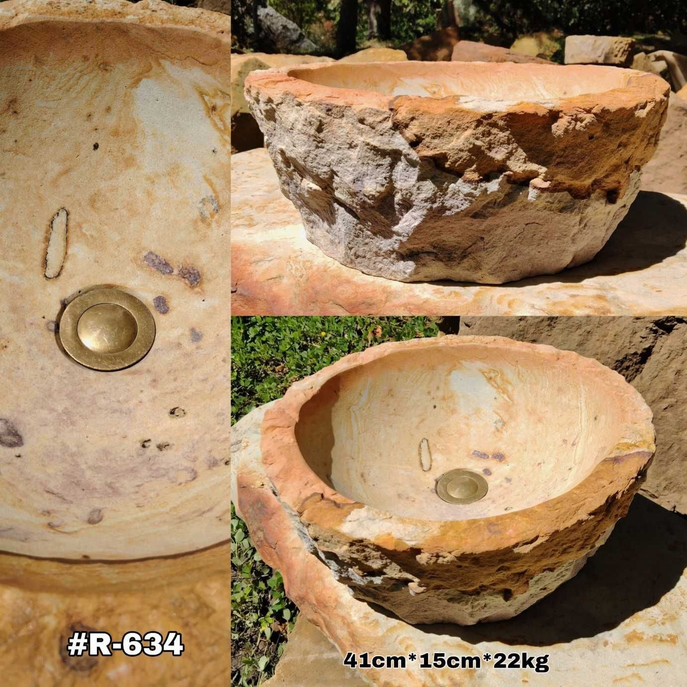 Lavamanos en piedra natural rústicos de cantera