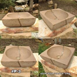 Lavamanos en Piedra Pulido Cuadrado #P-3