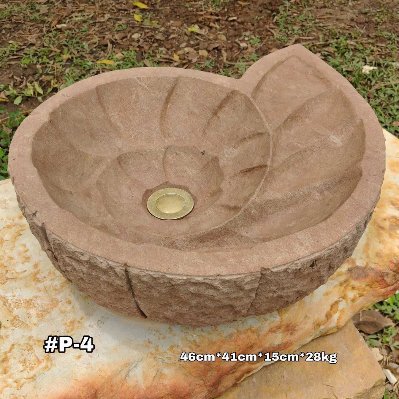 Lavamanos en piedra Caracol Temático