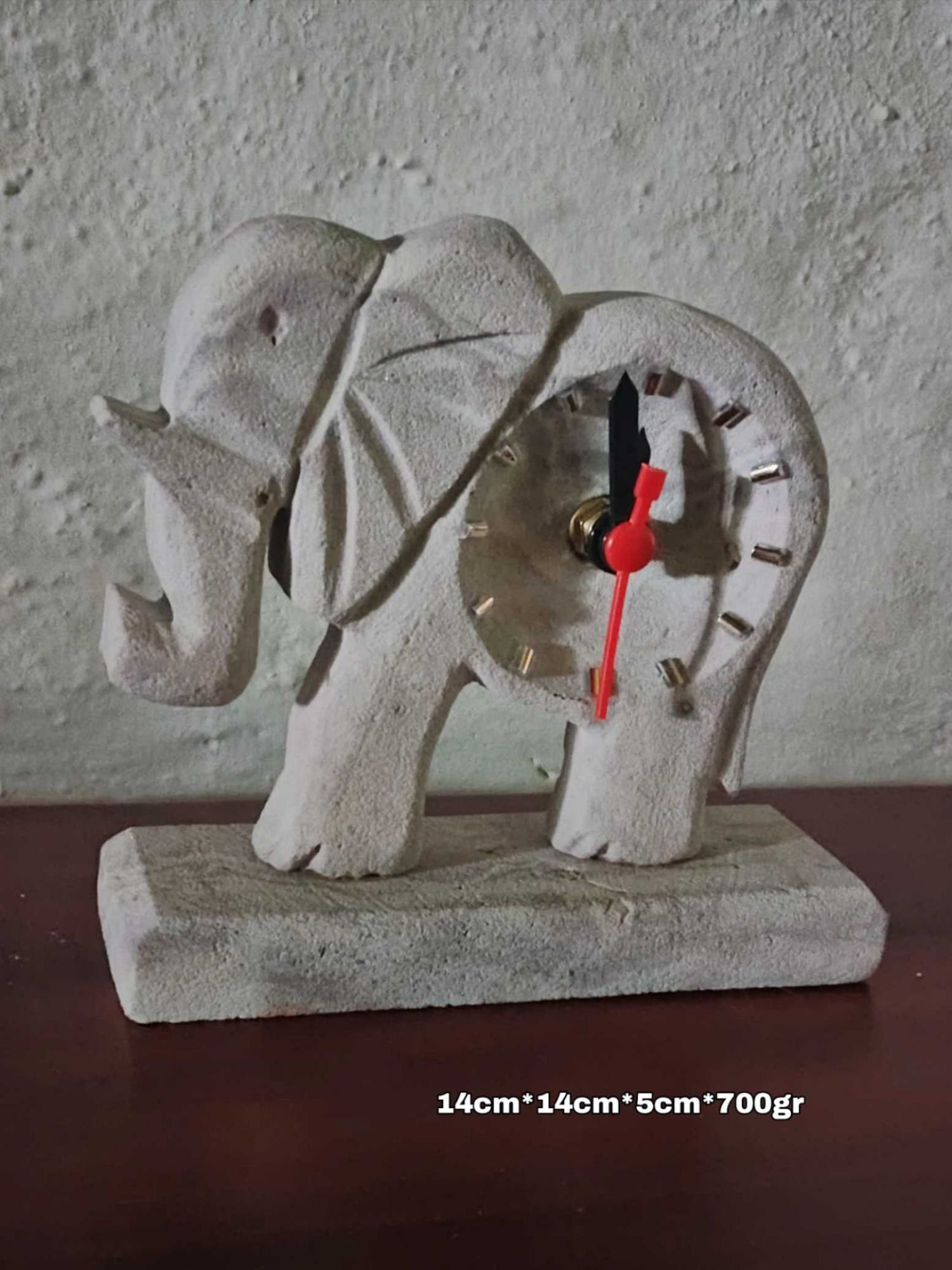 Reloj en Piedra Elefante