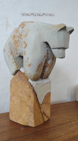 Escultura Oso sobre Hielo