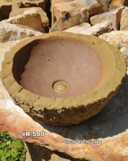 Lavamanos Rústico de Cantera, R-500
