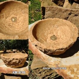 Lavamanos en Piedra Rústico de Cantera, R-636