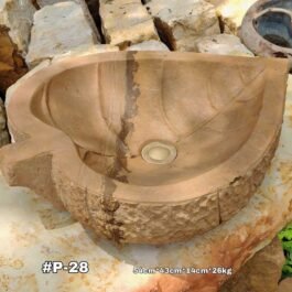 Lavamanos en Piedra Temático de la Hoja, P-28