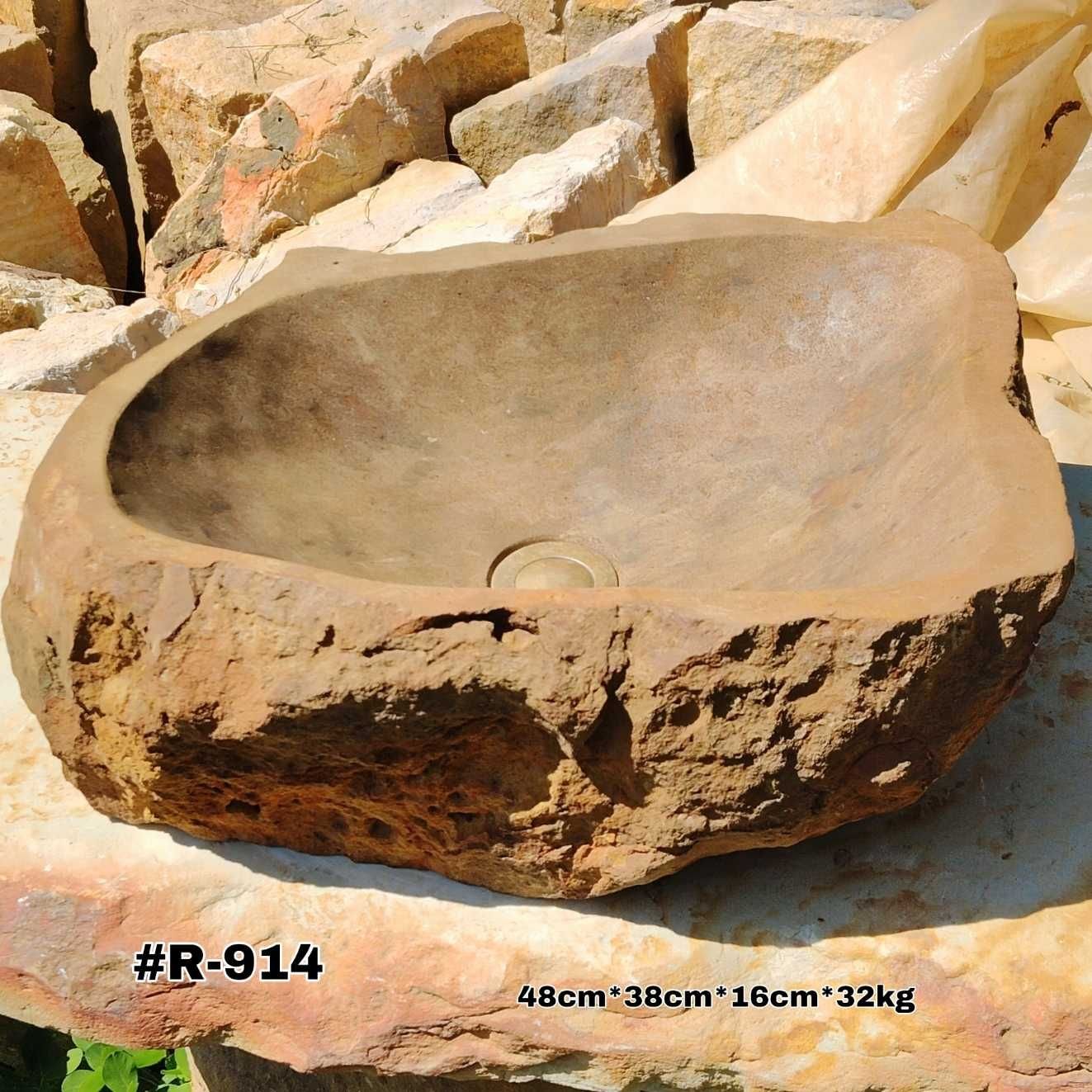 Lavamanos rústicos en piedra