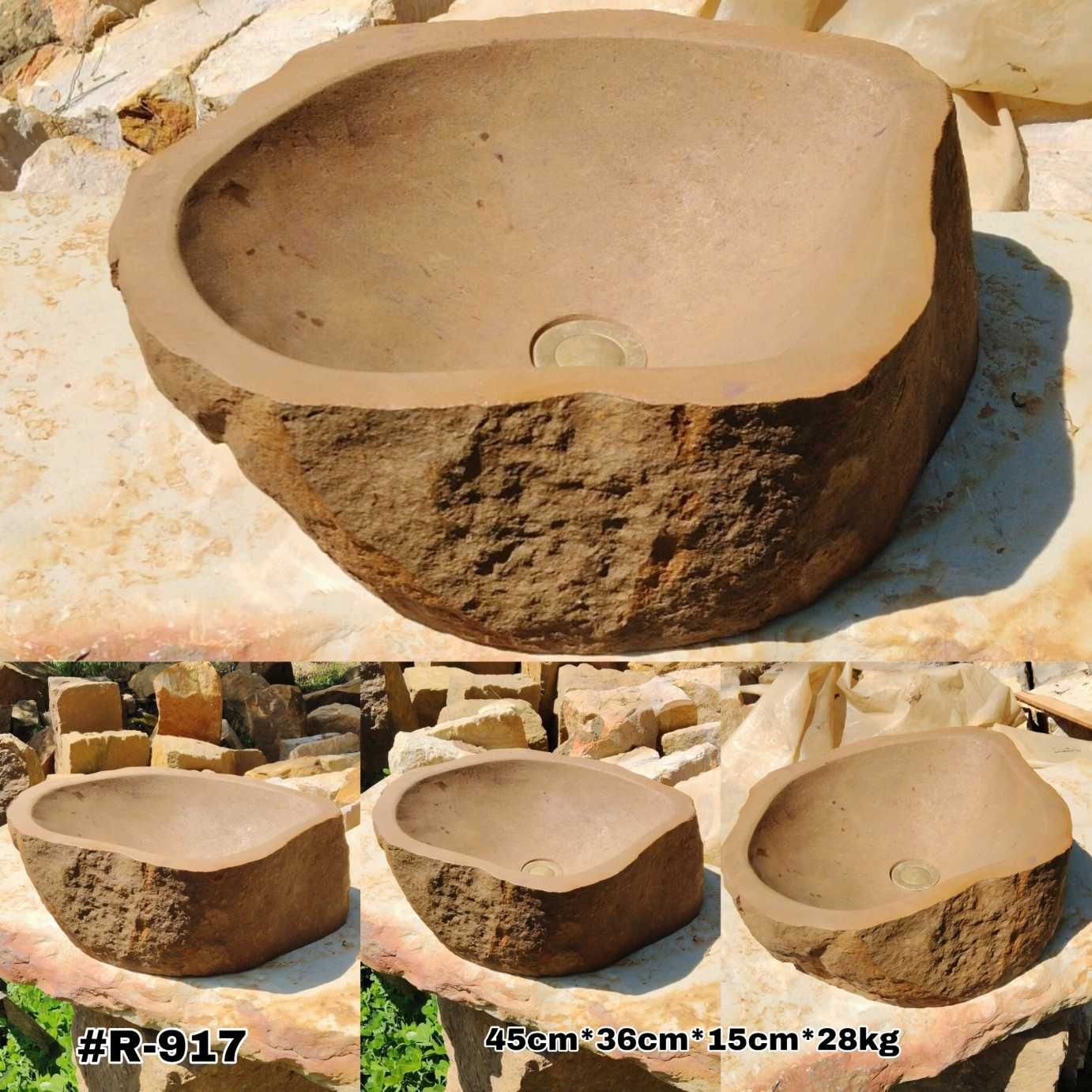 Lavamanos rústicos en piedra