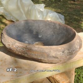 Lavamanos Rústico de Piedra Fósil, #F-2