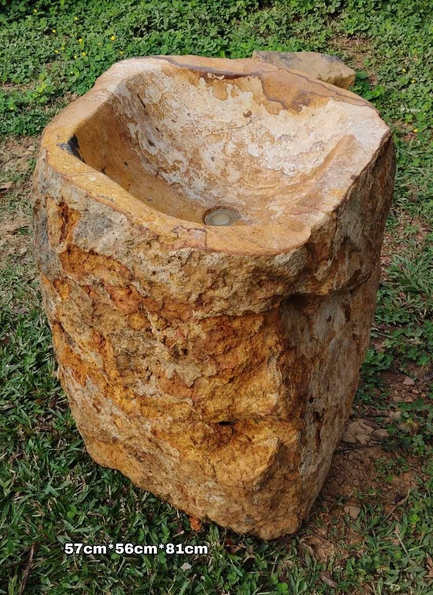 Lavamanos de torre monolitico