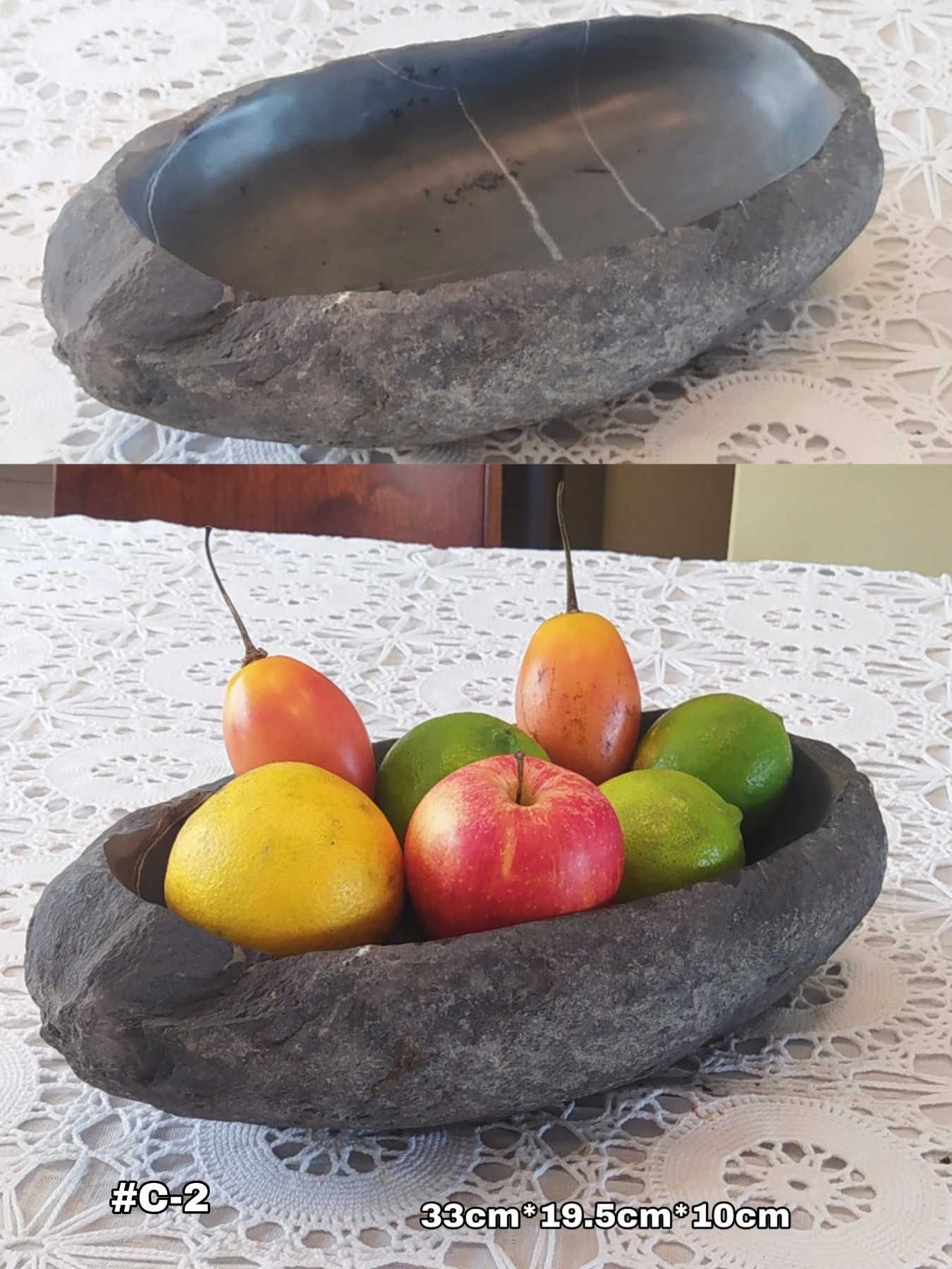 Cuenco piedra fósil