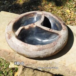 Bandeja Escultural Cuencos Piedra Fósil, B-6