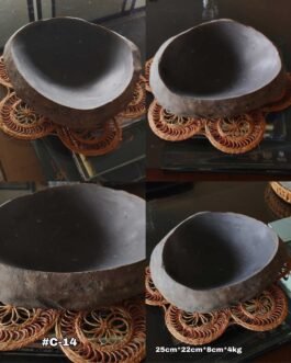 Cuenco en piedra fósil, C-14