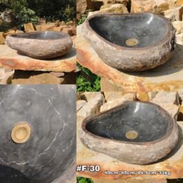 Lavamanos en piedra fósil, F-30