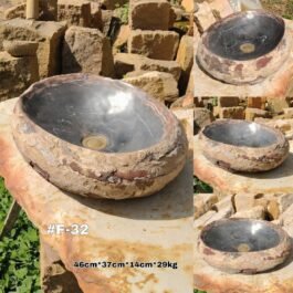 Lavamanos en piedra fósil, F-32