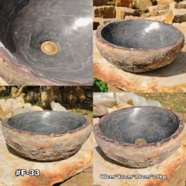 Lavamanos en piedra fósil, F-33