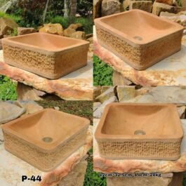 Lavamanos En Piedra Pulido Rectangular, #P-44