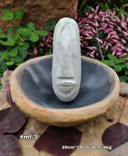 Mortero en Piedra Fósil, #mf-3