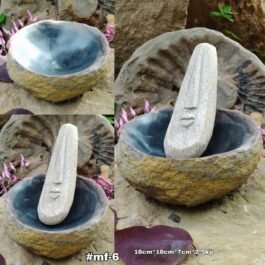 Mortero en Piedra Fósil, #mf-6