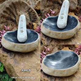 Mortero en Piedra Fósil, #mf-9