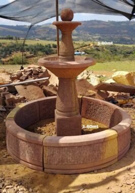 Fuente en Piedra Colonial Rojo Ocre