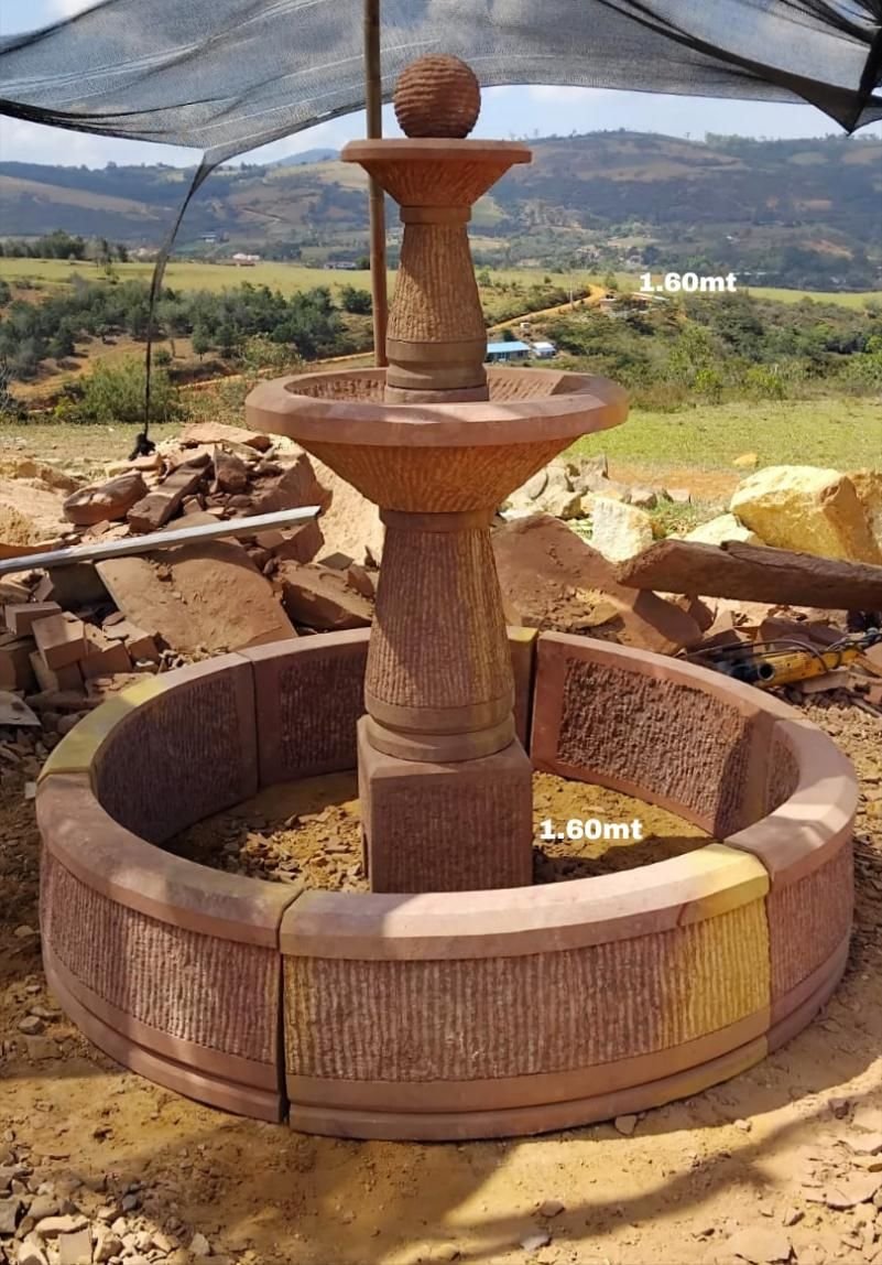 Fuente en piedra arenisca barichara