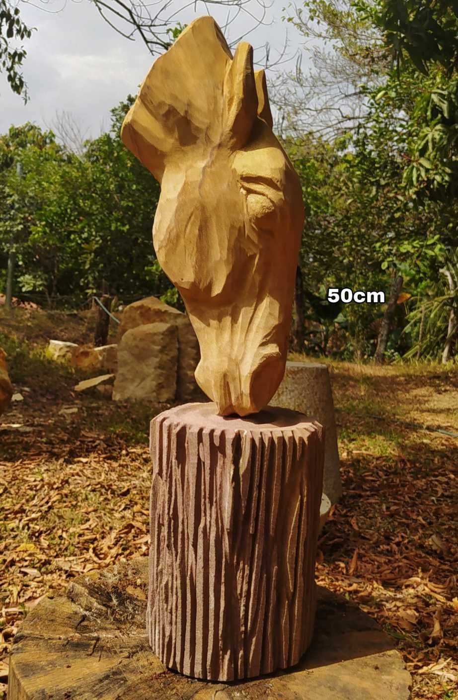 Caballo en piedra bebiendo