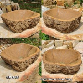 Lavamanos en piedra rústico