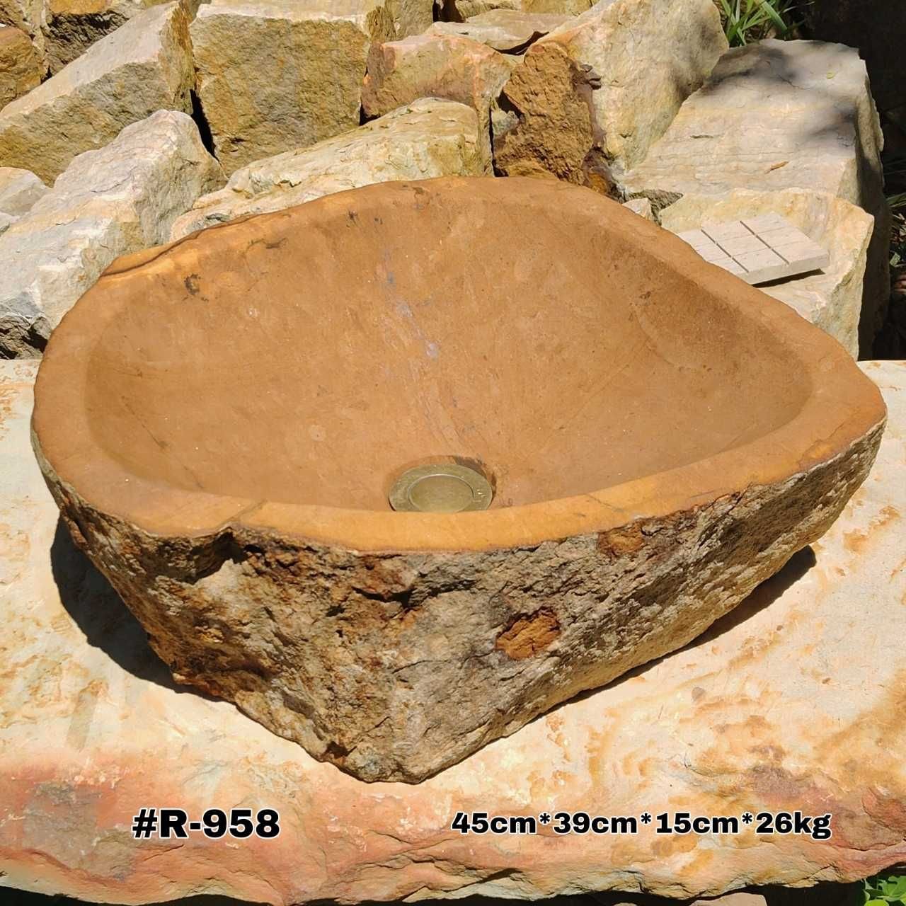 Lavamanos en piedra rústica aresnica Barichara