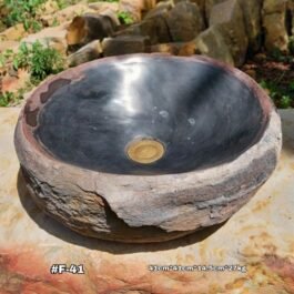Lavamanos en piedra fósil