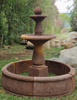 Fuente en Piedra Colonial Rojo Ocre