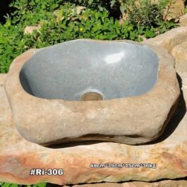 Lavamanos en piedra de río, Ri-306
